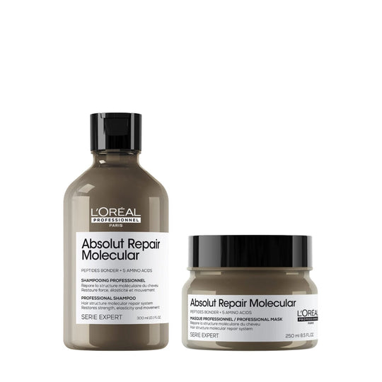 L'Oréal Professionnel Serie Expert Absolut Repair Molecular Shampoo & Masque Duo - HairMNL