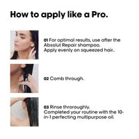 L'Oréal Professionnel Serie Expert Absolut Repair Resurfacing Conditioner Steps - HairMNL