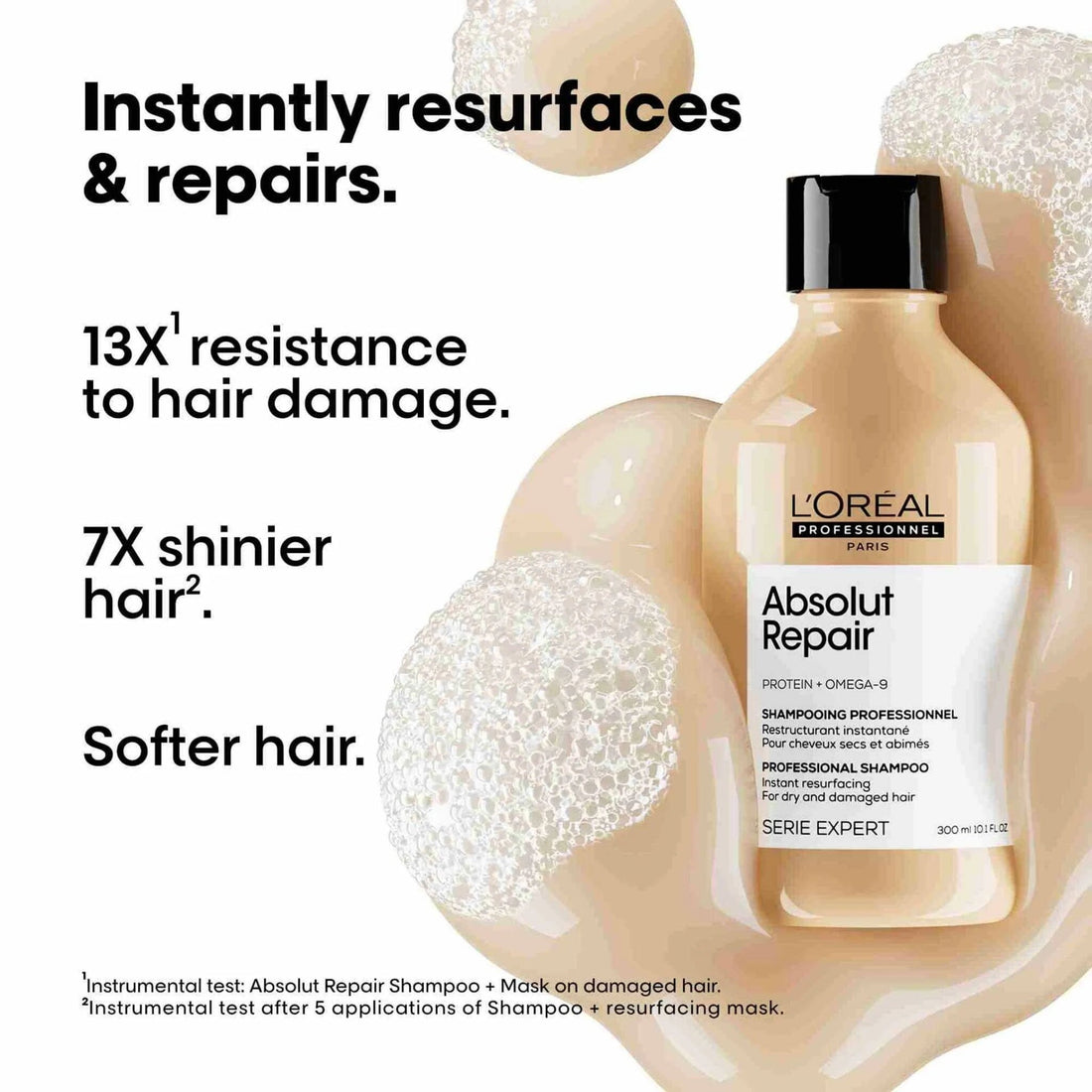 Shop L'Oréal Professionnel Serie Expert Absolut Repair Resurfacing Shampoo & Conditioner Duo at HairMNL