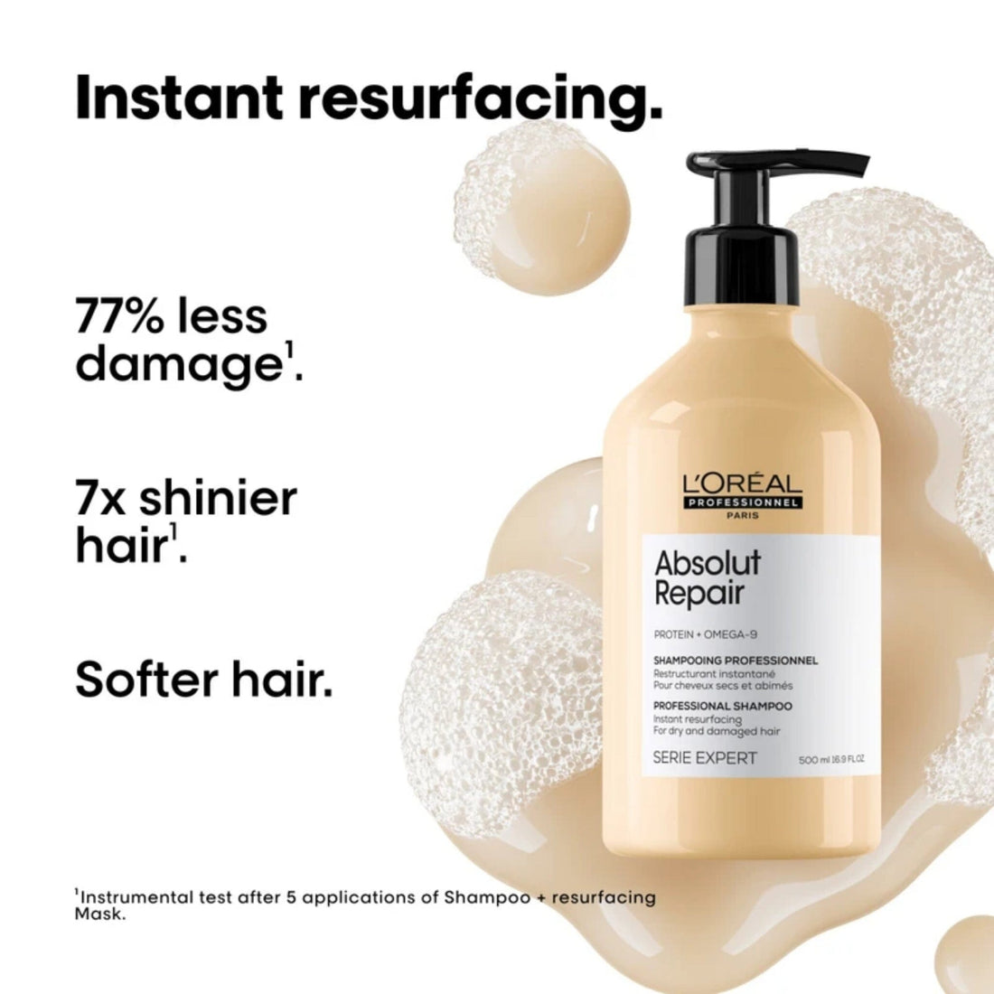L'Oréal Professionnel Serie Expert Absolut Repair Resurfacing Shampoo & Conditioner Duo 500ml - HairMNL