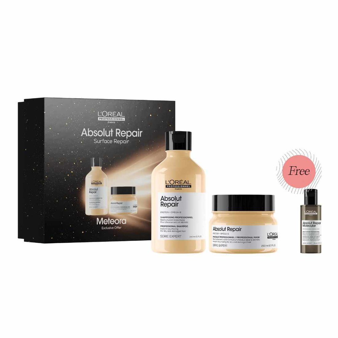 L'Oréal Professionnel Serie Expert Absolut Repair Limited-Edition Holiday Gift Set - HairMNL