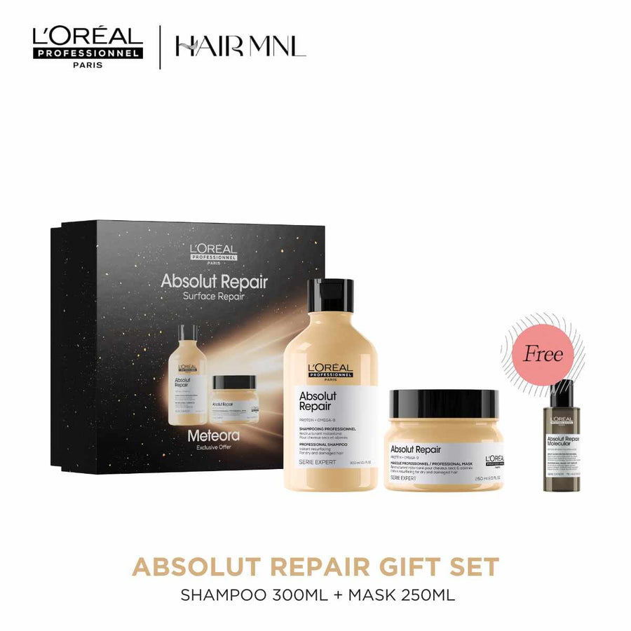 L'Oréal Professionnel Serie Expert Absolut Repair Limited-Edition Holiday Gift Set - HairMNL