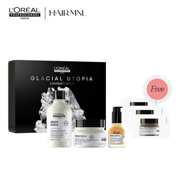 L'Oréal Professionnel Serie Expert Metal Detox Trio Gift Set with FREE Absolut Repair Masque sample - HairMNL