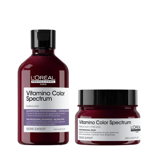 L'Oréal Professionnel Serie Expert Vitamino Color Spectrum Shampoo & Mask Duo - Blonde Hair - HairMNL