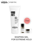 L'Oreal Professionnel Tecni.Art Fix Max Gel for Extra Hold 200ml with Free Absolut Repair Molecular Mask Samples - HairMNL