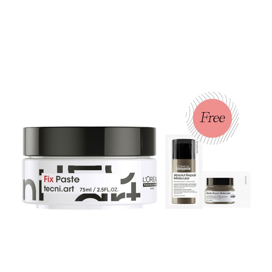 HairMNL L'Oreal L'Oreal Professionnel Tecni.Art Fix Paste 75ml FREE ARM Leave-In 10ml & Rinse-Off Mask 15ml + 75ml 