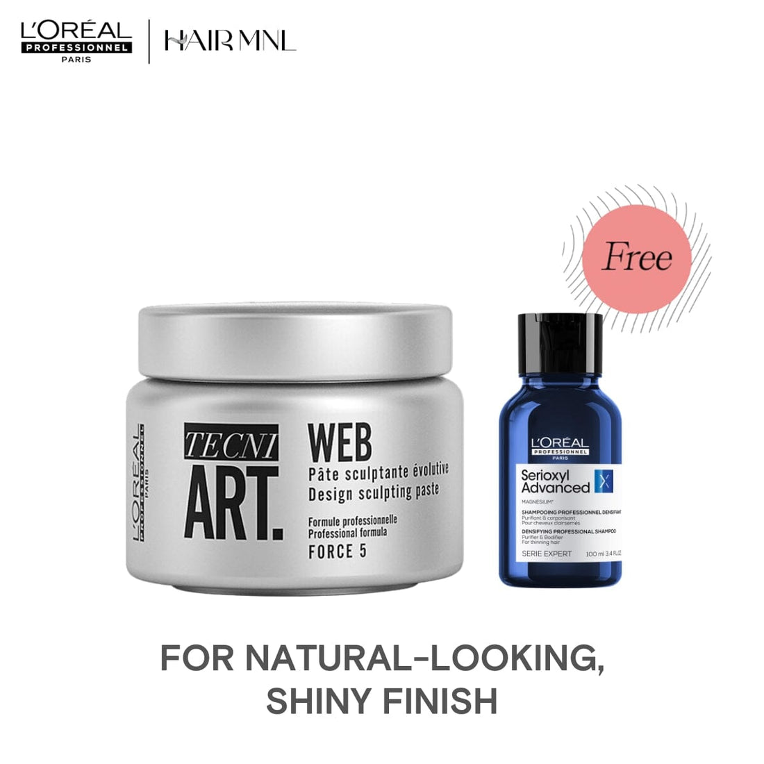 HairMNL L'Oreal L'Oreal Professionnel Tecni.Art Web Styling Paste 150ml 