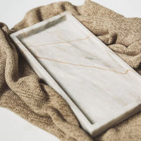 Marble Supply Rectangle Marble Bath Tray