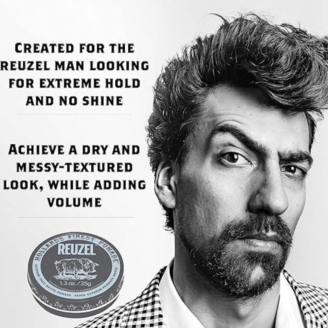 Reuzel Extreme Hold Matte Pomade Benefits - HairMNL