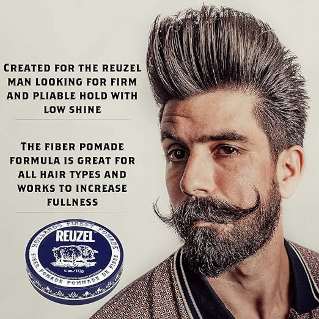 Reuzel Fiber Pomade - Firm Pliable Hold Benefits - HairMNL