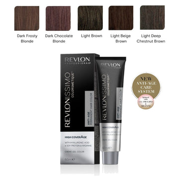 Revlon Pro Colorsmetique High Coverage Permanent Hair Color Set