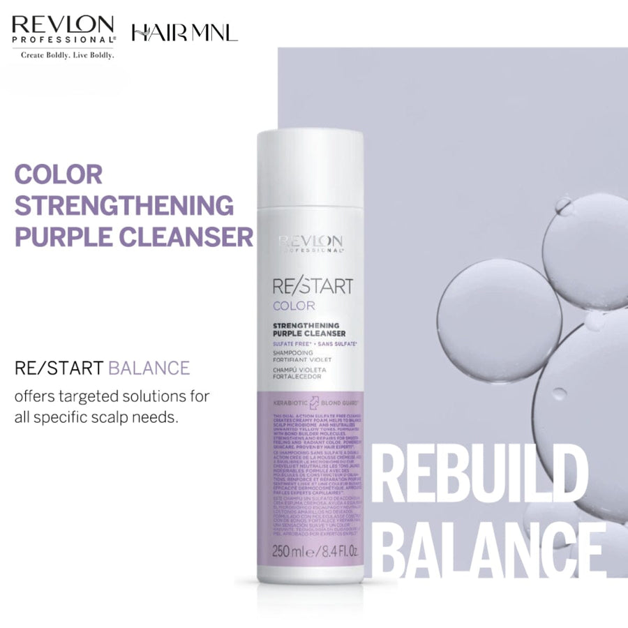 Revlon Professional ReStart Strengthening Purple Cleanser 250ml - HairMNL