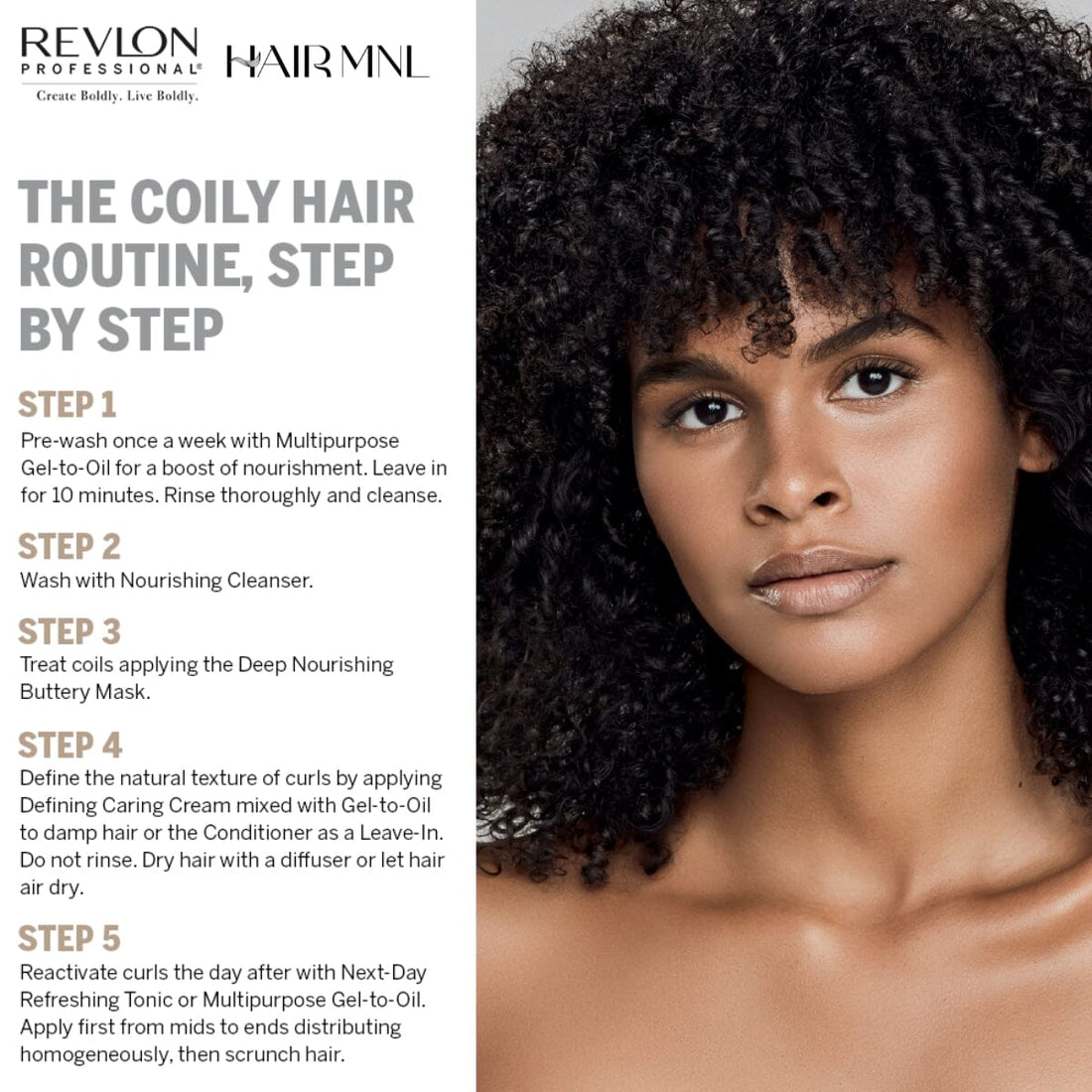 HairMNL Revlon Professional ReStart Curls for Coily Hair Set