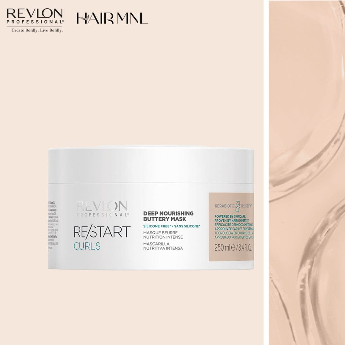 Revlon Professional ReStart Curls Deep Nourishing Buttery Mask 250ml