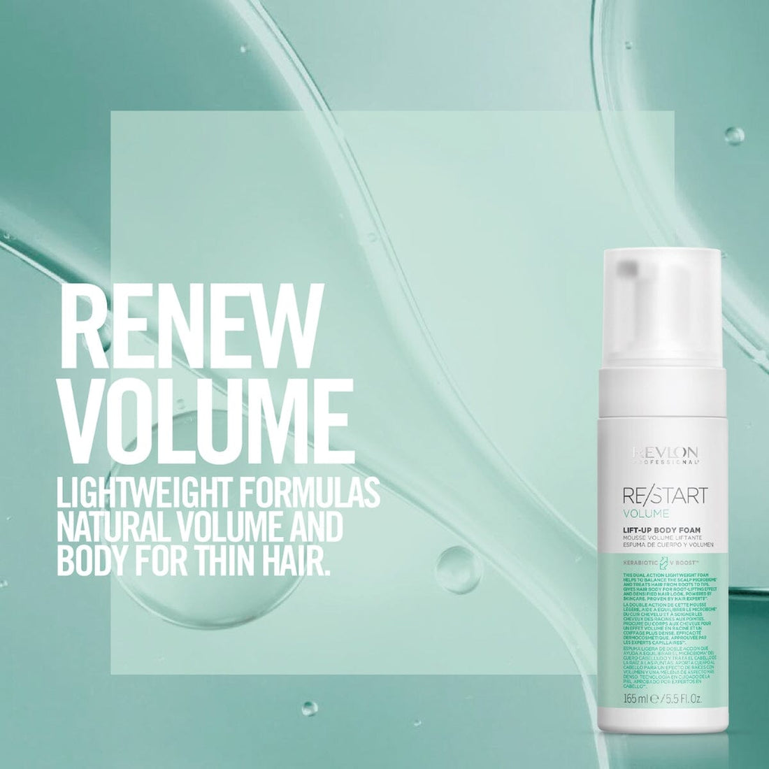 Revlon Professional ReStart Volume Lift-Up Body Foam 165ml - HairMNL