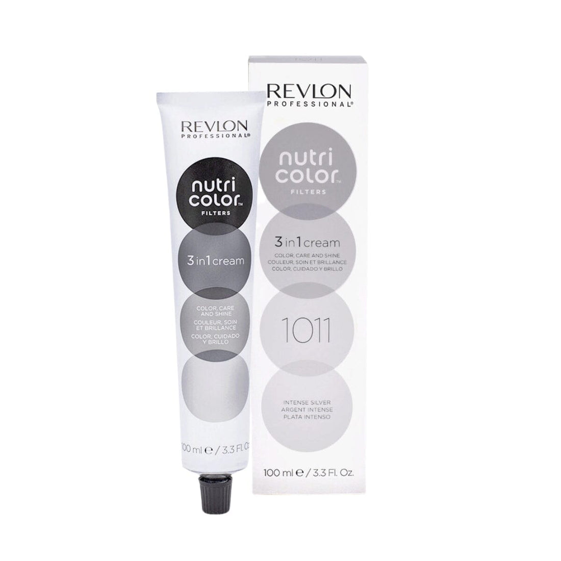 Revlon Professional Semi Permanent Nutri Color Creme 100ml 1011 Intense Silver