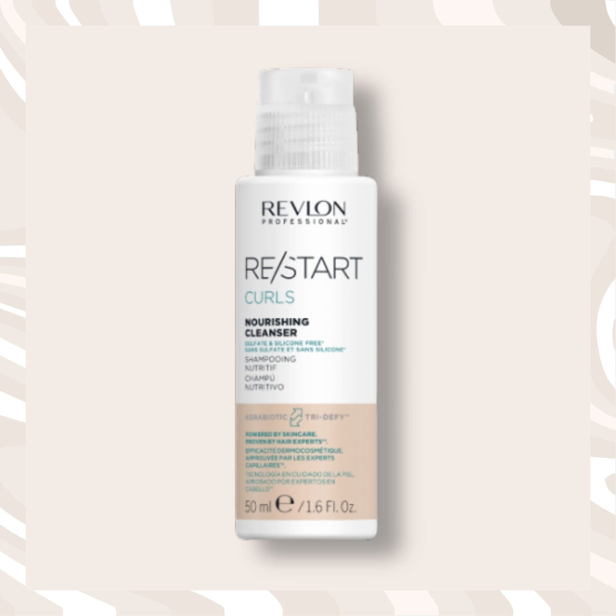 Revlon Professional ReStart Curls Nourishing Cleanser 50ml - HairMNL Reward