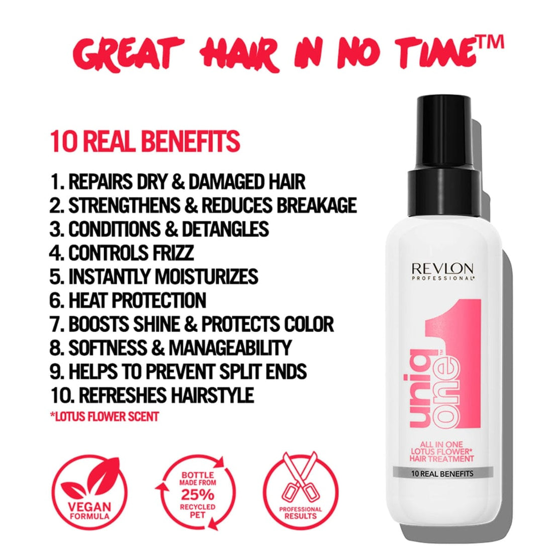 Revlon Professional Revlon Professional UniqOne All in One Hair Treatment 150ml - Lotus Flower Fragrance