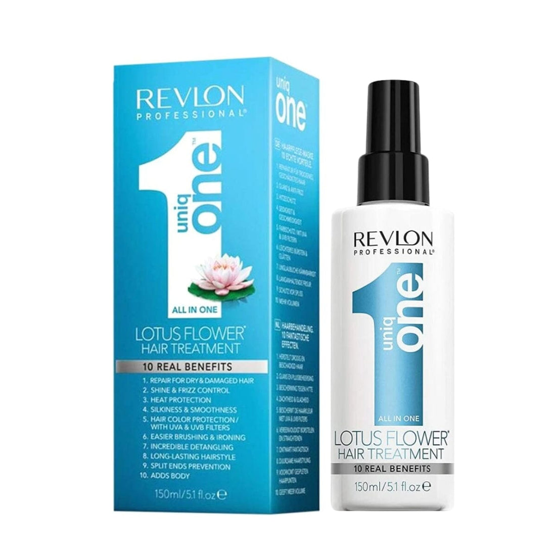 Revlon Professional UniqOne All in One Hair Treatment 150ml - Lotus Flower Fragrance Benefits - HairMNL