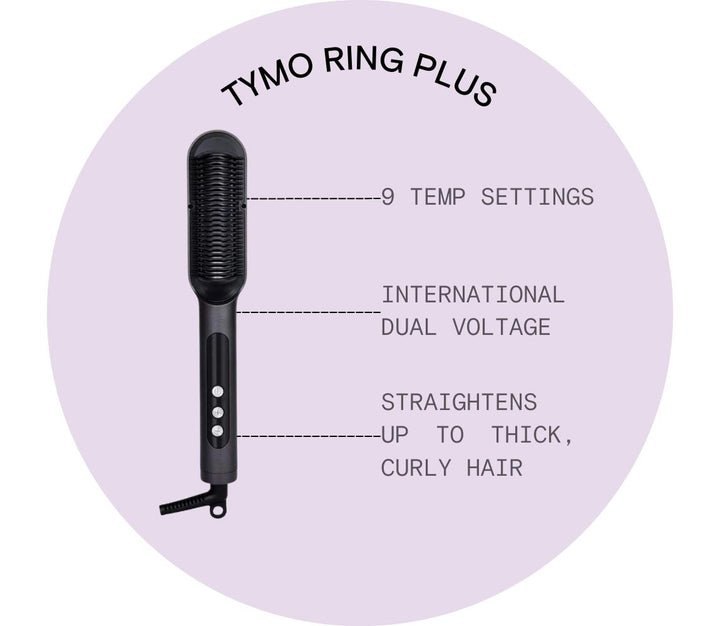 TYMO Ring Plus Ionic Straightening Comb HC-103 - HairMNL
