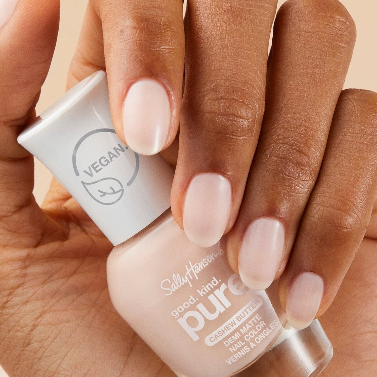 Sally Hansen Good Kind Pure Demi Matte Nail Polish - Cashew Butter
