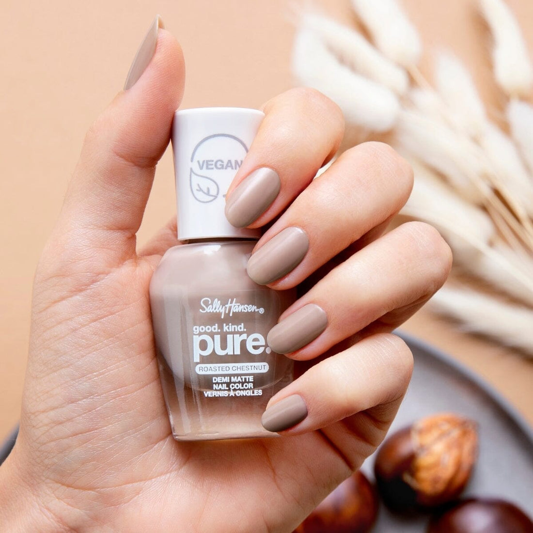 Sally Hansen Sally Hansen Good Kind Pure Demi Matte - Roasted Chestnut