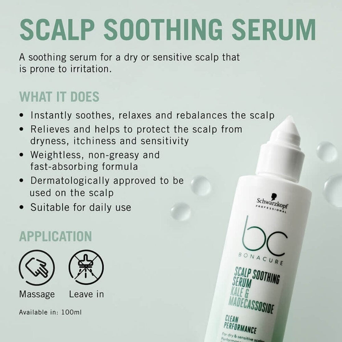 Schwarzkopf Professional Schwarzkopf BC Bonacure Scalp Soothing Serum 100ml