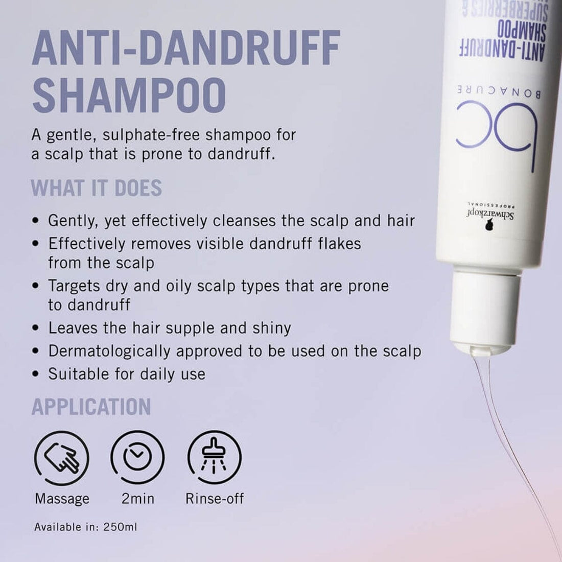 Schwarzkopf Professional BC Bonacure Anti-Dandruff Shampoo 250ml - HairMNL