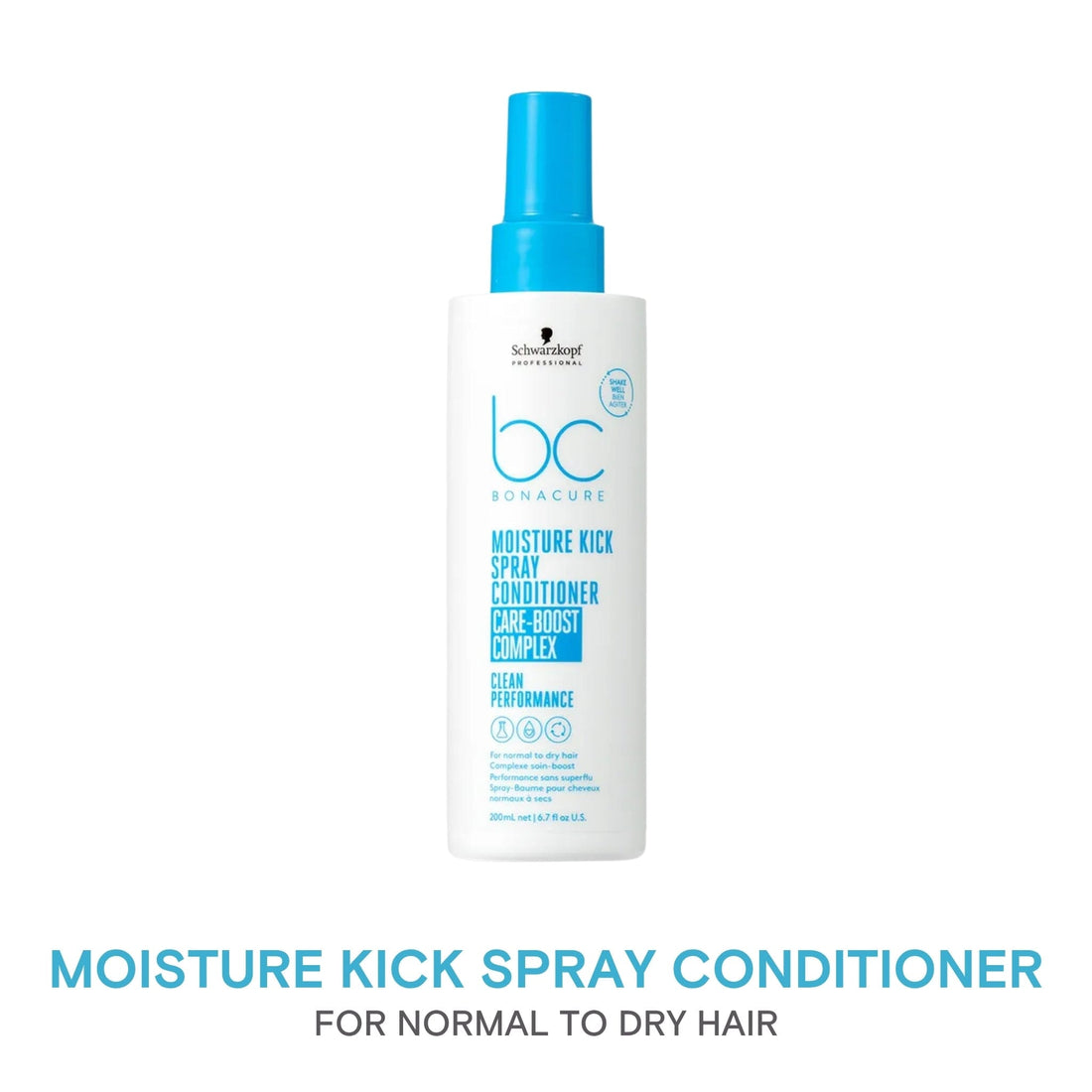 Schwarzkopf Professional BC Bonacure Moisture Kick Glycerol Spray Conditioner 200ml - HairMNL
