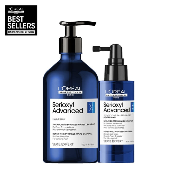 L'Oréal Professionnel Serioxyl Advanced Denser Hair Shampoo & Serum Duo 500ml