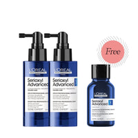 HairMNL L'Oreal L'Oréal Professionnel Serioxyl Advanced Denser Hair Serum Duo FREE Shampoo 100ml + (2) Denser Serum 90ml 