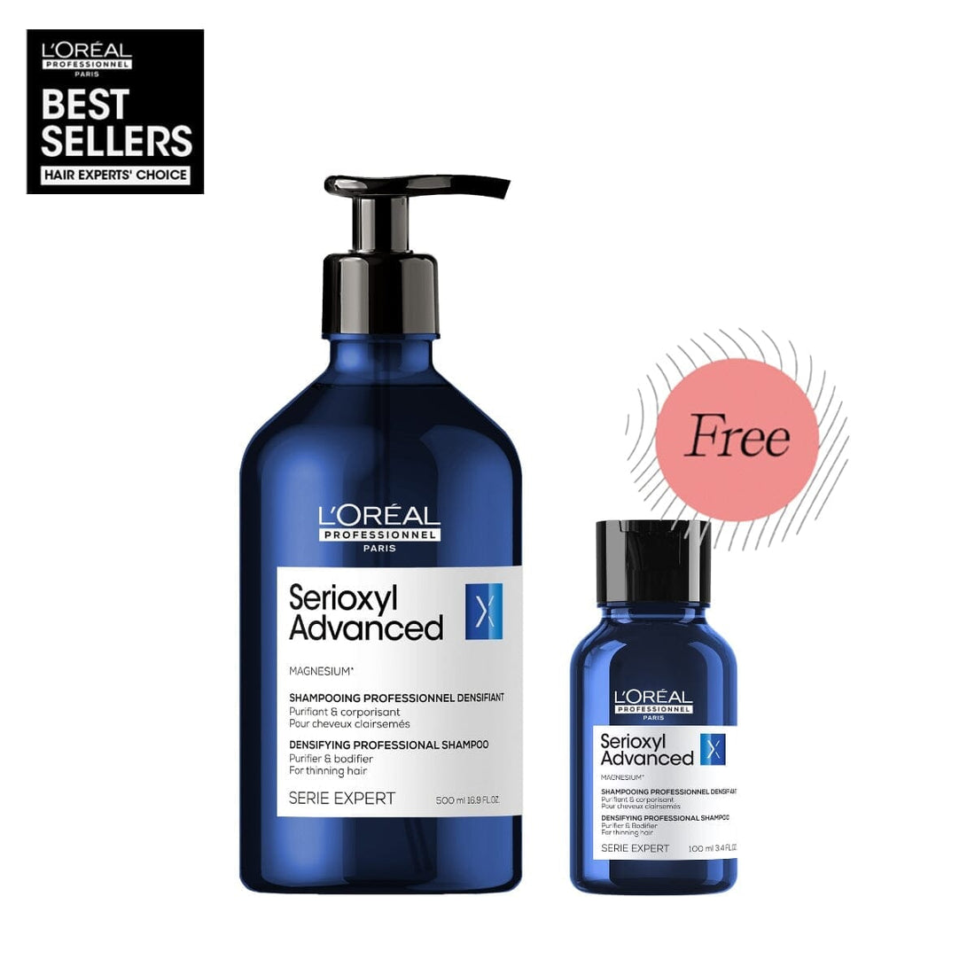 HairMNL L'Oreal L'Oréal Professionnel Serioxyl Advanced Densifying Shampoo 500ml 