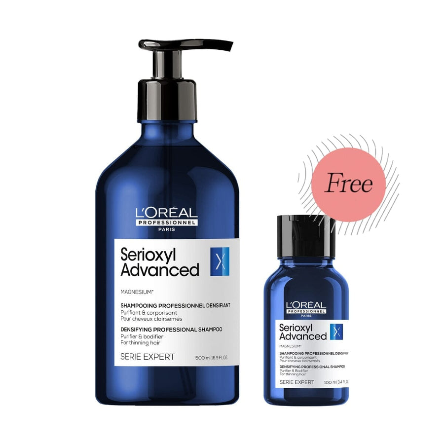 HairMNL L'Oreal L'Oréal Professionnel Serioxyl Advanced Densifying Shampoo FREE Shampoo 100ml + 500ml 