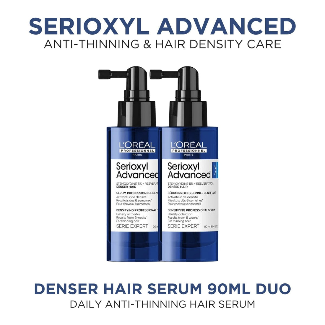 L'Oréal Professionnel Serioxyl Advanced Denser Hair Serum Duo - HairMNL