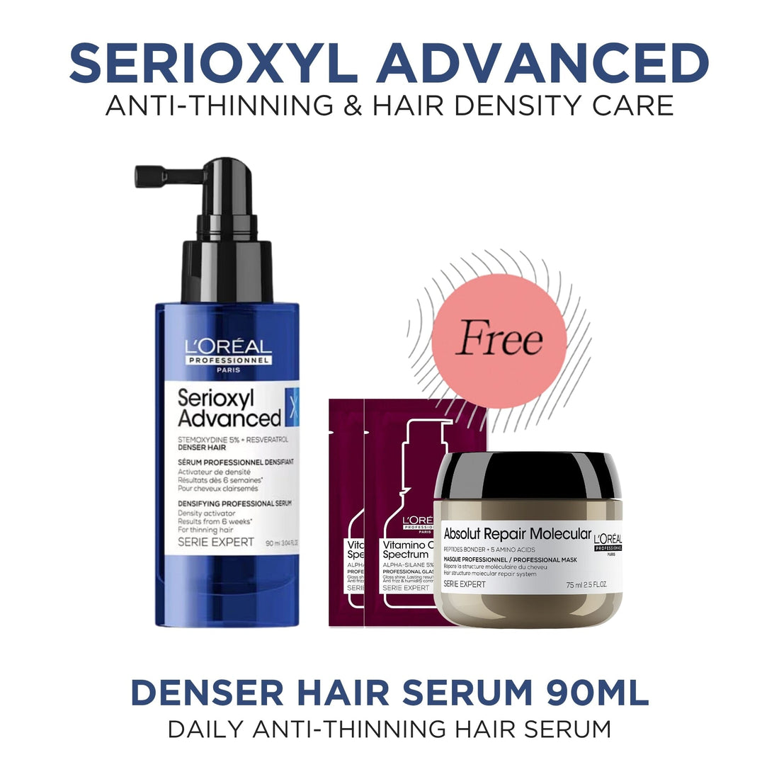 L'Oreal L'Oréal Professionnel Serioxyl Advanced Denser Hair Growth Serum