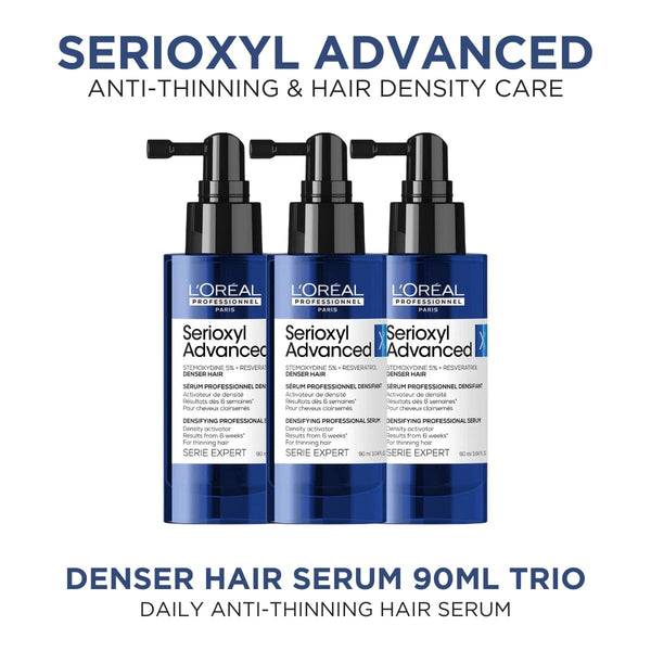 L'Oréal Professionnel Serioxyl Advanced Denser Hair Serum 3-Month Program Set