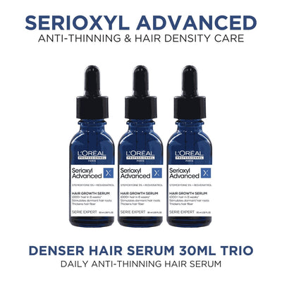 L'Oréal Professionnel Serioxyl Advanced Densifying Hair Growth Serum 30ml Trio - HairMNL