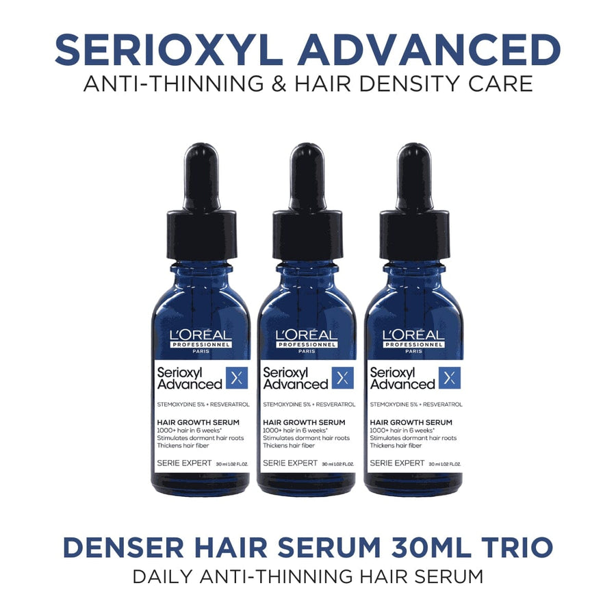 L'Oréal Professionnel Serioxyl Advanced Densifying Hair Growth Serum 30ml Trio - HairMNL