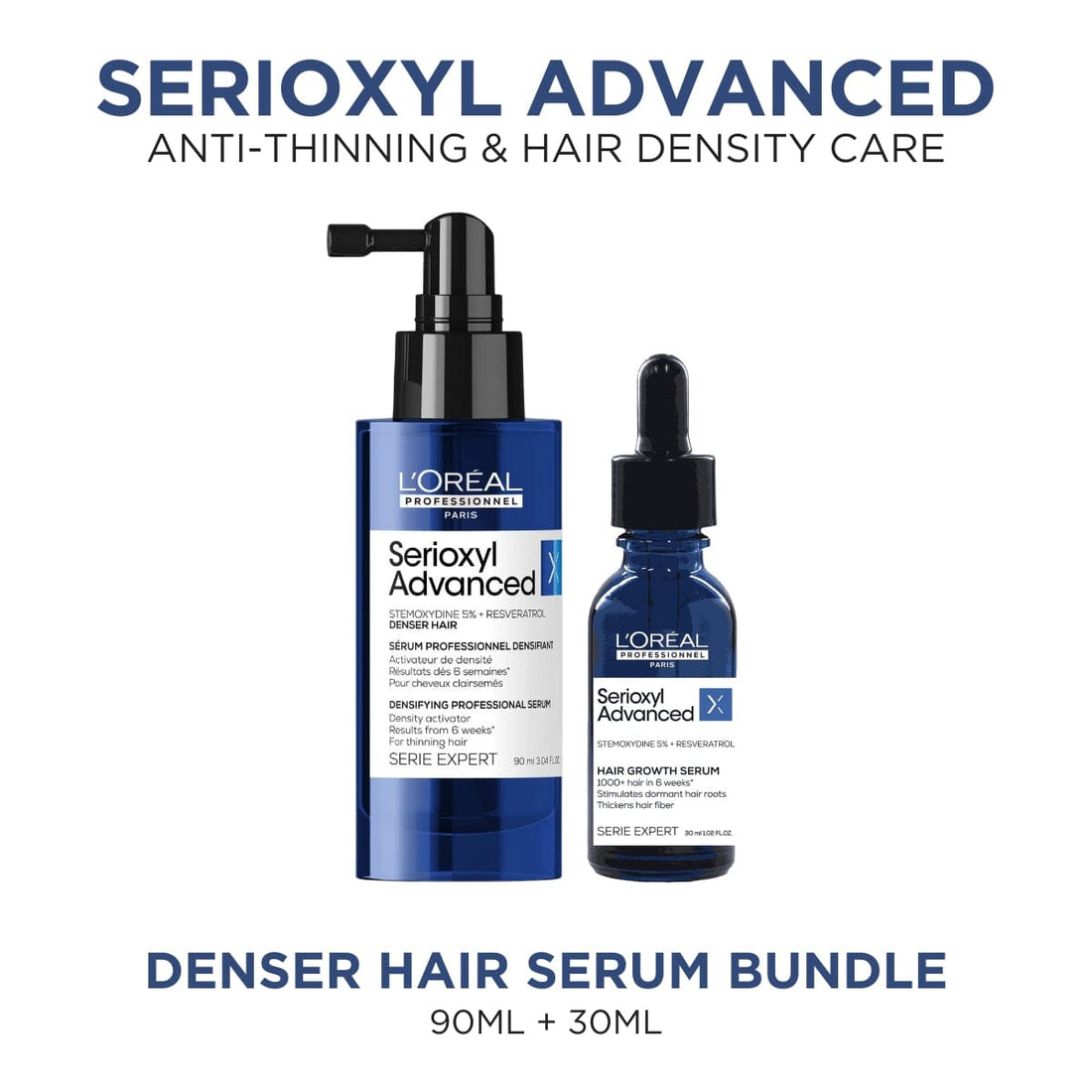 HairMNL L'Oreal L'Oréal Professionnel Serioxyl Advanced Densifying Hair Growth Serum Duo Bundle 