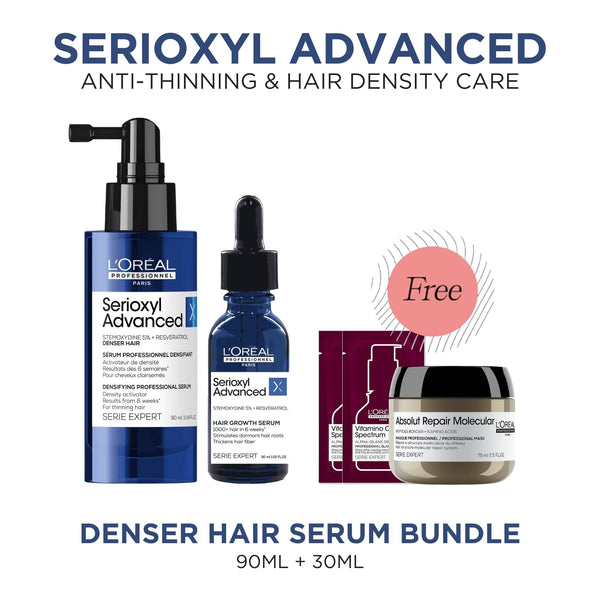 L'Oréal Professionnel Serioxyl Advanced Densifying Hair Growth Serum Duo Bundle