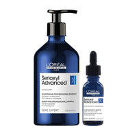 HairMNL L'Oreal L'Oréal Professionnel Serioxyl Advanced Denser Hair Shampoo 500ml & Serum 30ml Duo Shampoo 500ml + Serum 30ml 