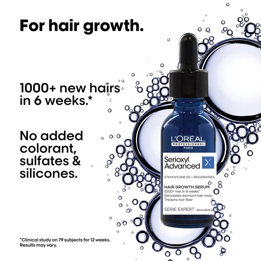 L'Oreal L'Oréal Professionnel Serioxyl Advanced Denser Hair Shampoo 500ml & Serum 30ml Duo