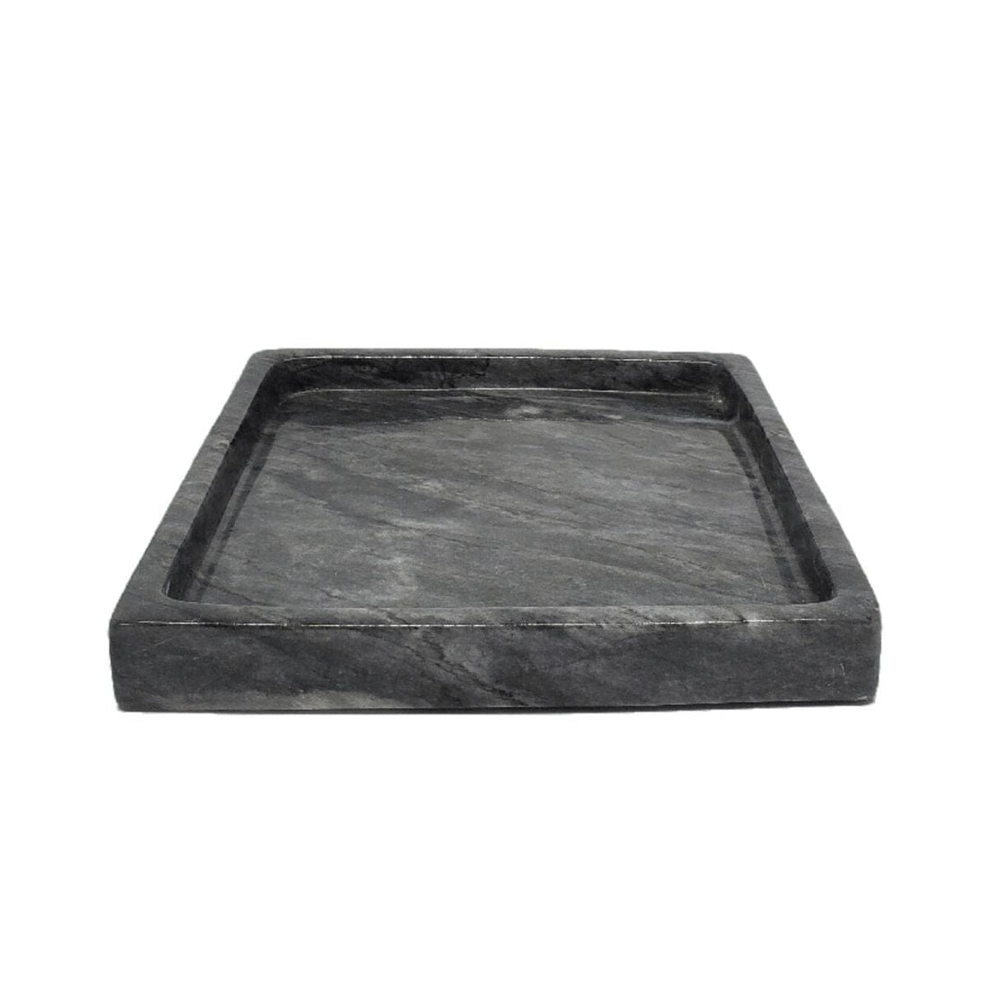 HairMNL Square Marble Bath Tray 8x8" in Black
