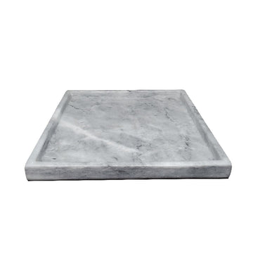 HairMNL Marble Supply Square Marble Bath Tray 8x8" Gray 