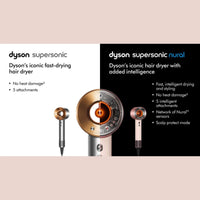 Dyson Supersonic Nural Hair Dryer HD16 Gift Edition - Ceramic Pink/Rose Gold Features - HairMNL