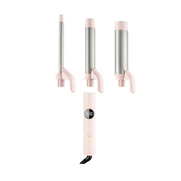 TYMO Cues 3-in-1 Interchangeable Curling Iron Pink HC-502P