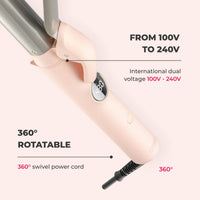 HairMNL TYMO Cues 3-in-1 Interchangeable Curling Iron Pink HC-502P Voltage