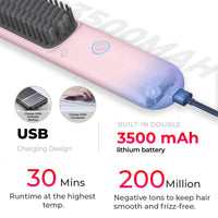 TYMO Porta Pro Portable Hair Straightening Brush HC-122P - HairMNL