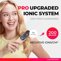 TYMO TYMO Porta Pro Portable Hair Straightening Brush Pink HC-122P