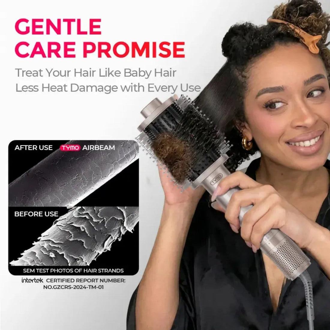TYMO TYMO Airbeam Hot Air Brush Multi-Styler & Dryer - Champagne